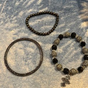 3 bracelets dressy
